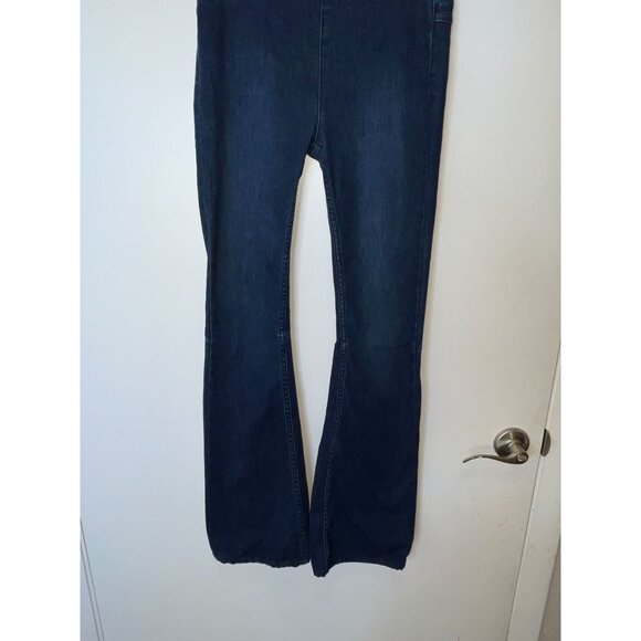 Free People Dark Blue Flare Jeans - Picture 4 of 11